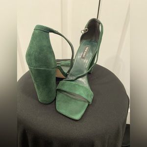 Nine West Square Toe Heels